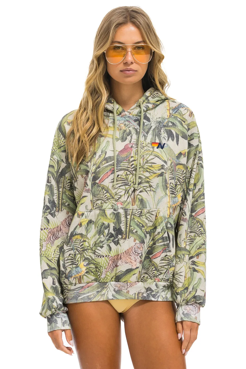 JUNGLE RELAXED PULLOVER HOODIE - SAND