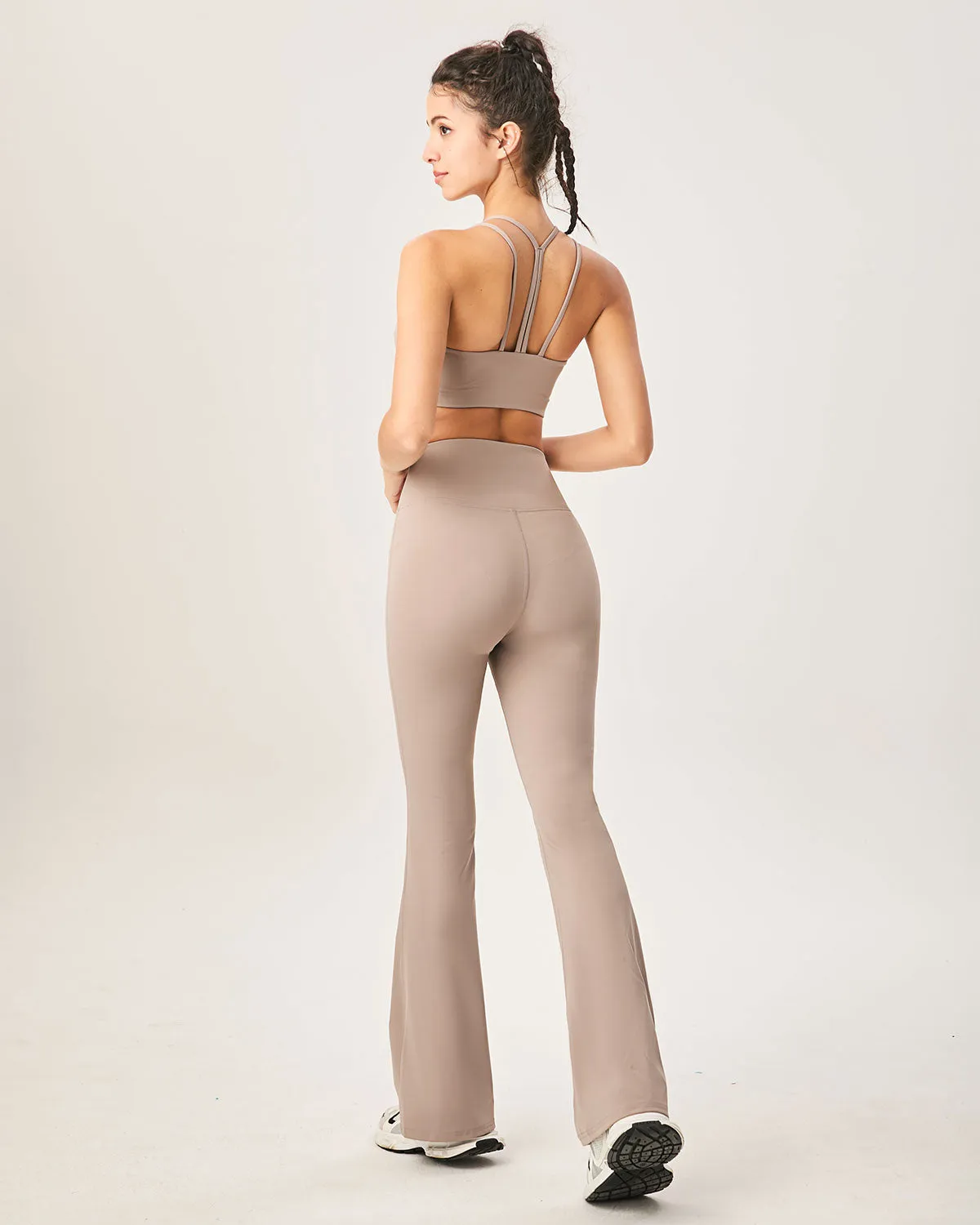 Khaki High Waisted Sleek Leggings