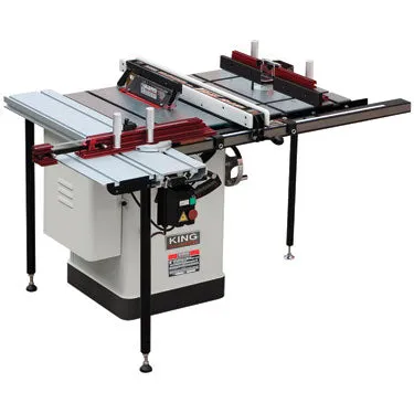 King KC-26FXT 10" Extreme Cabinet Saw   Router Table & Sliding Table
