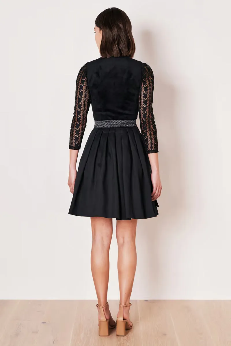 Kruger Mini Dirndl 2pcs. 50cm "Alisha" black (38)