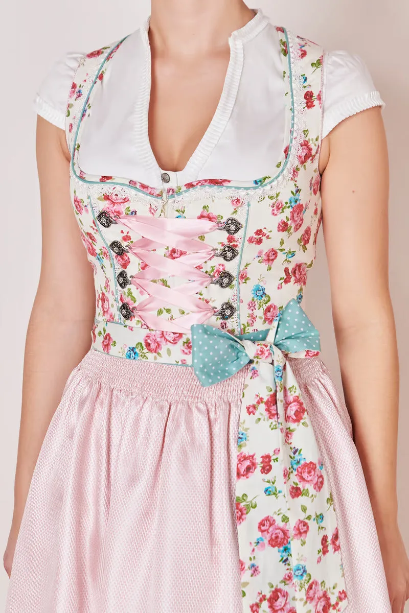 Kruger Mini Dirndl 2pcs. 50cm "Babe" ecru (36)