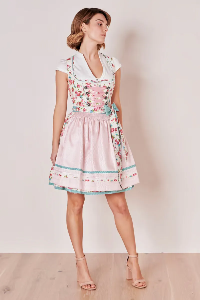 Kruger Mini Dirndl 2pcs. 50cm "Babe" ecru (36)