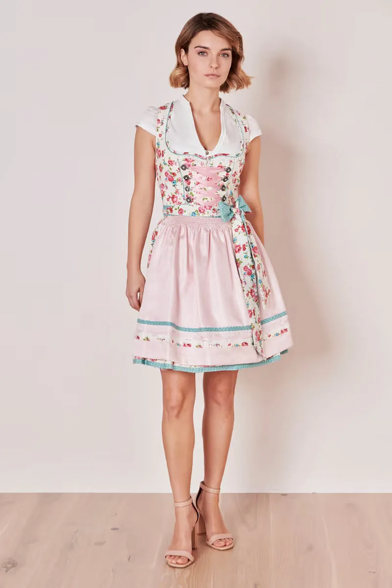 Kruger Mini Dirndl 2pcs. 50cm "Babe" ecru (36)