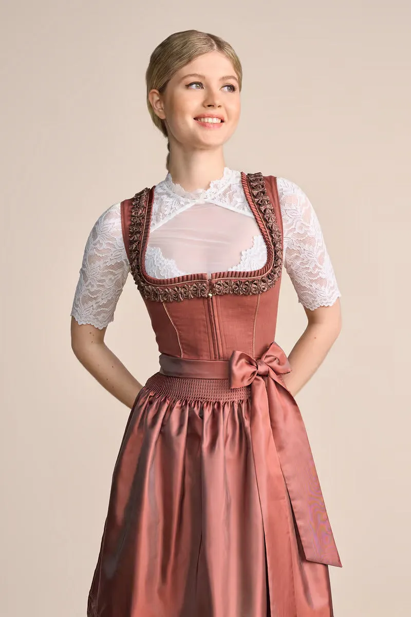 Kruger Mini Dirndl 2pcs. 50cm "Marielle" red (40)