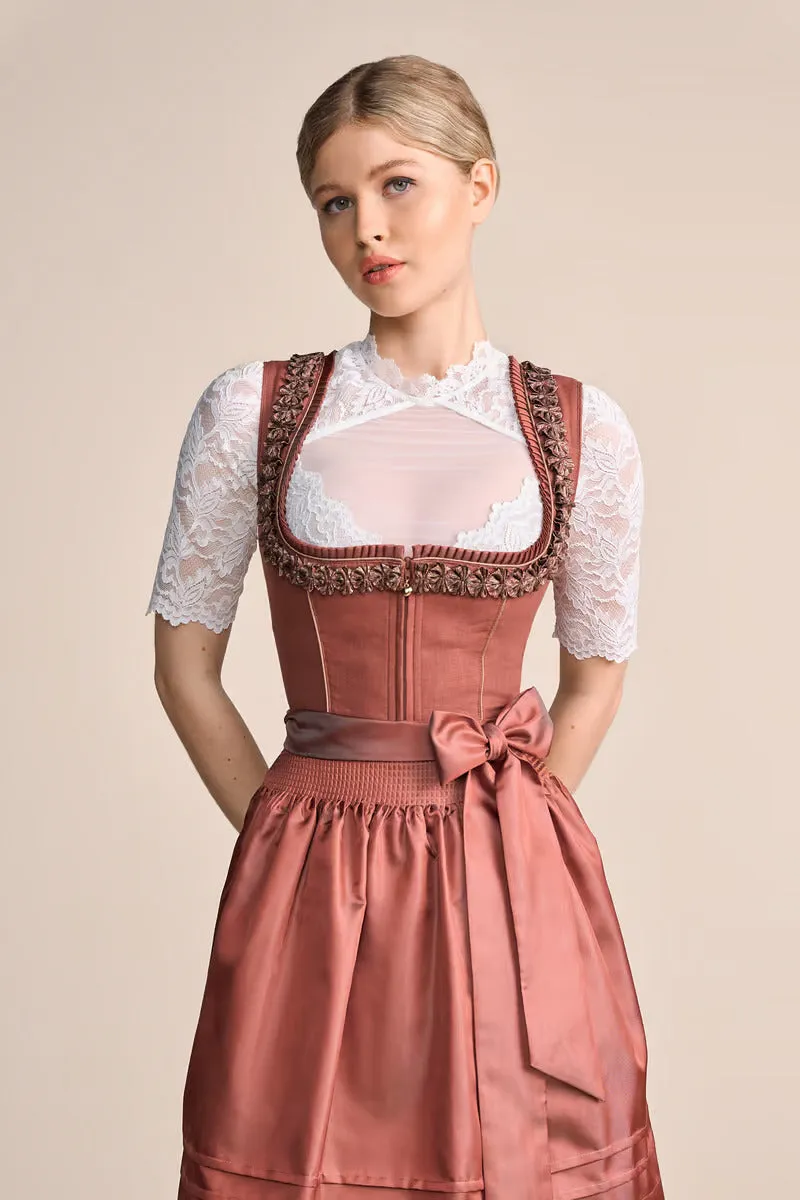 Kruger Mini Dirndl 2pcs. 50cm "Marielle" red (40)