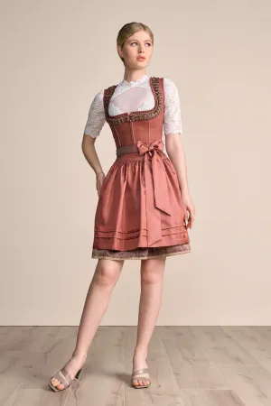 Kruger Mini Dirndl 2pcs. 50cm "Marielle" red (40)