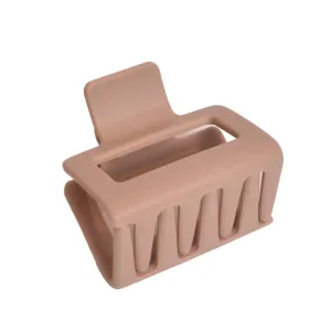 Leisure Collection 5cm Matte Jaw Clip - Nude