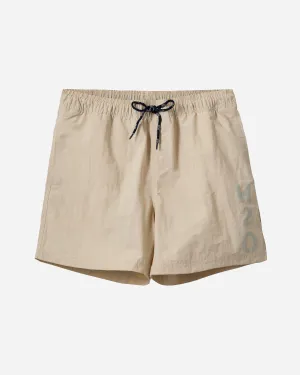 Leisure Logo Swim Shorts - Beige
