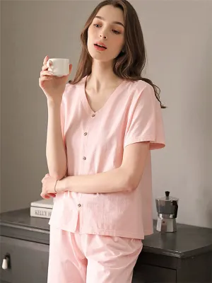 Leisure Plain Oversized Pajamas