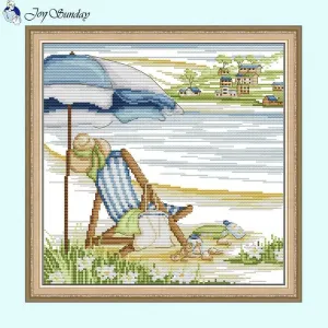 Leisure Time Landscape - Cross Stitch Kit