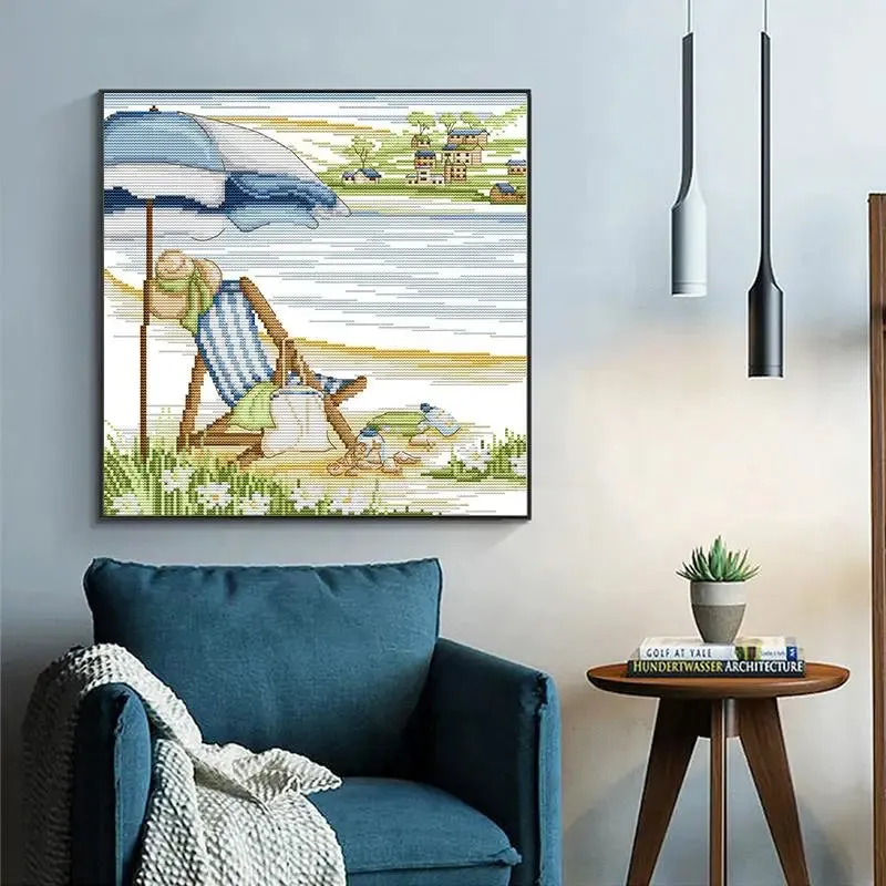 Leisure Time Landscape - Cross Stitch Kit