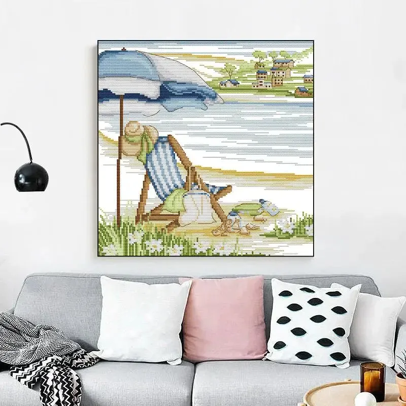 Leisure Time Landscape - Cross Stitch Kit