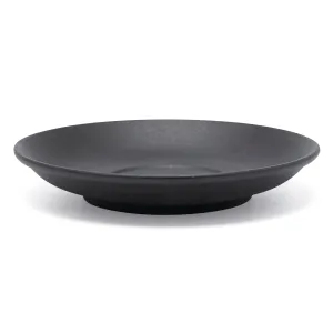 LG PIXEL CERAMIC SAUCER (14.3X2.5 CM, BLACK)