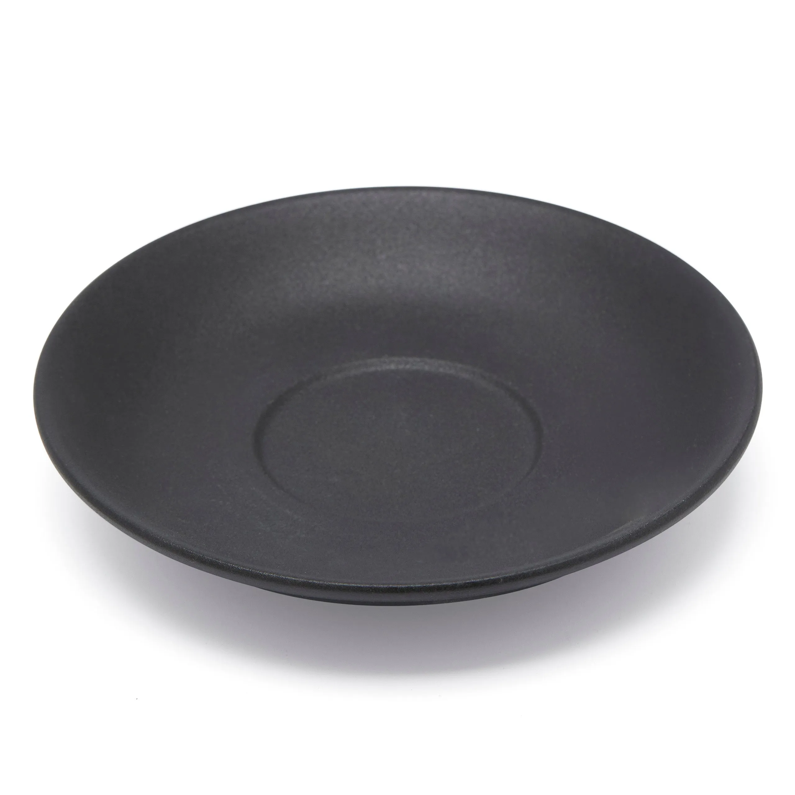 LG PIXEL CERAMIC SAUCER (14.3X2.5 CM, BLACK)