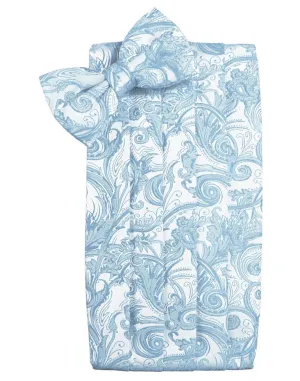 Light Blue Tapestry Cummerbund