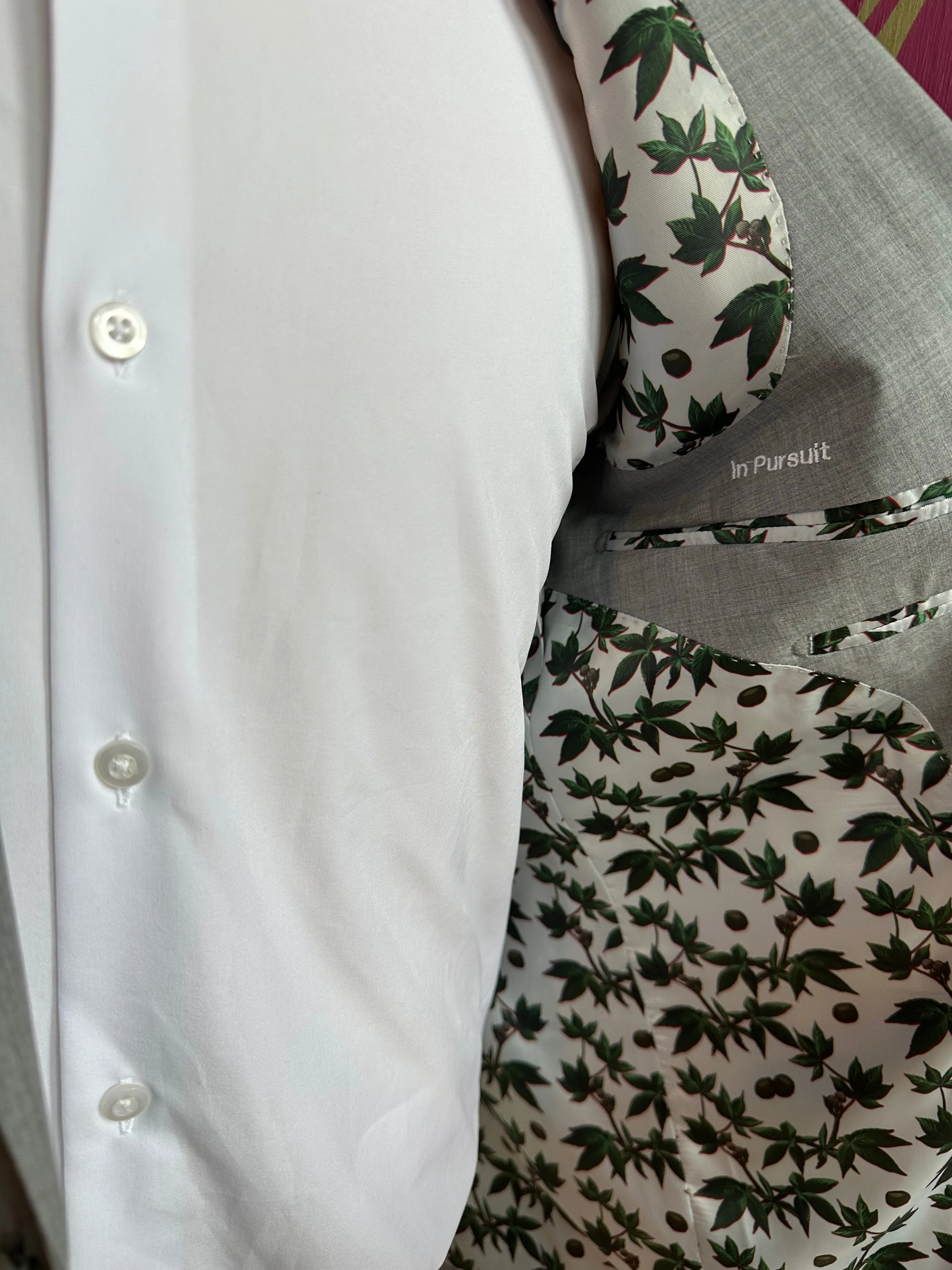 Light Gray Stretch Premium Suit