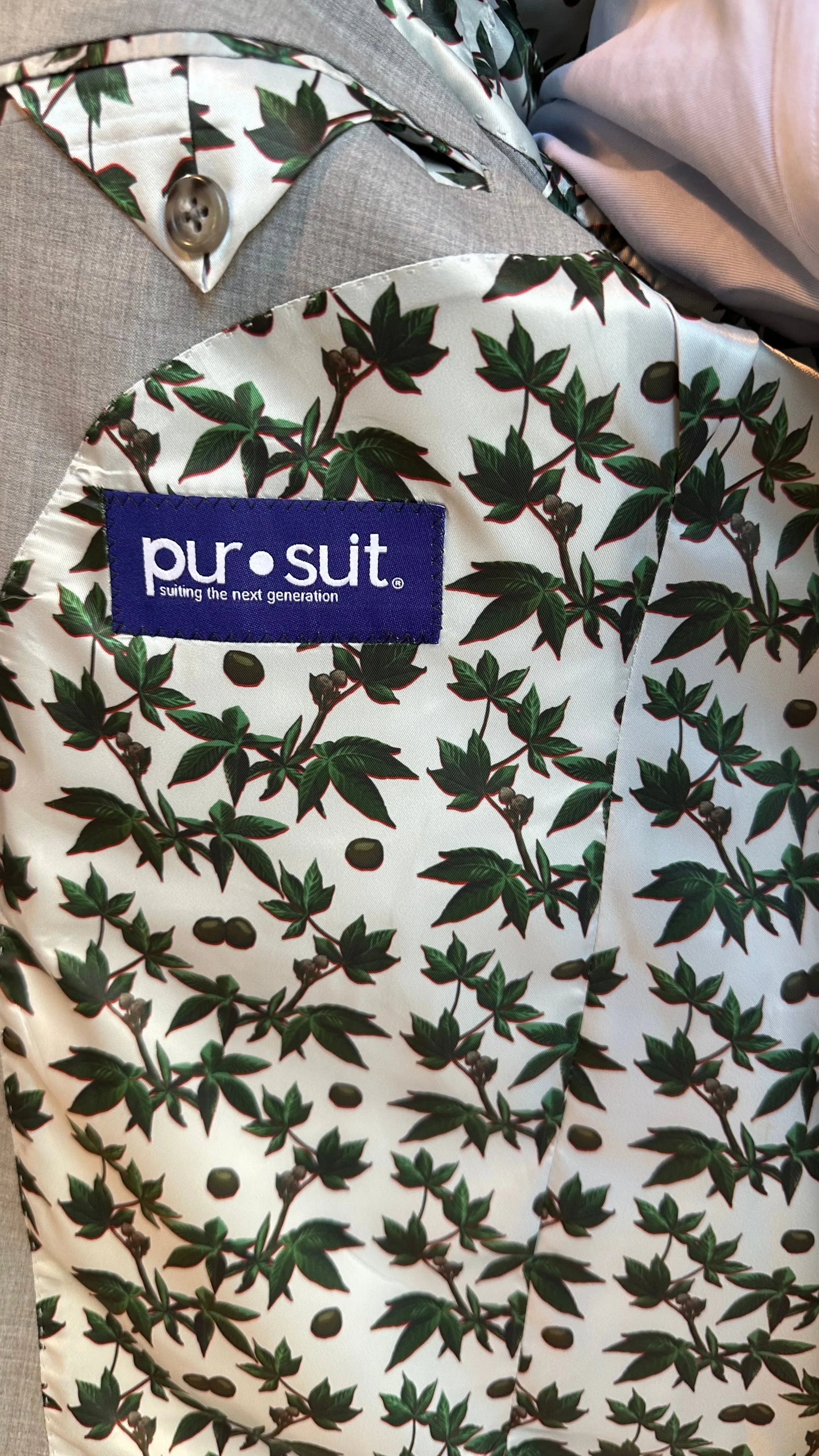 Light Gray Stretch Premium Suit