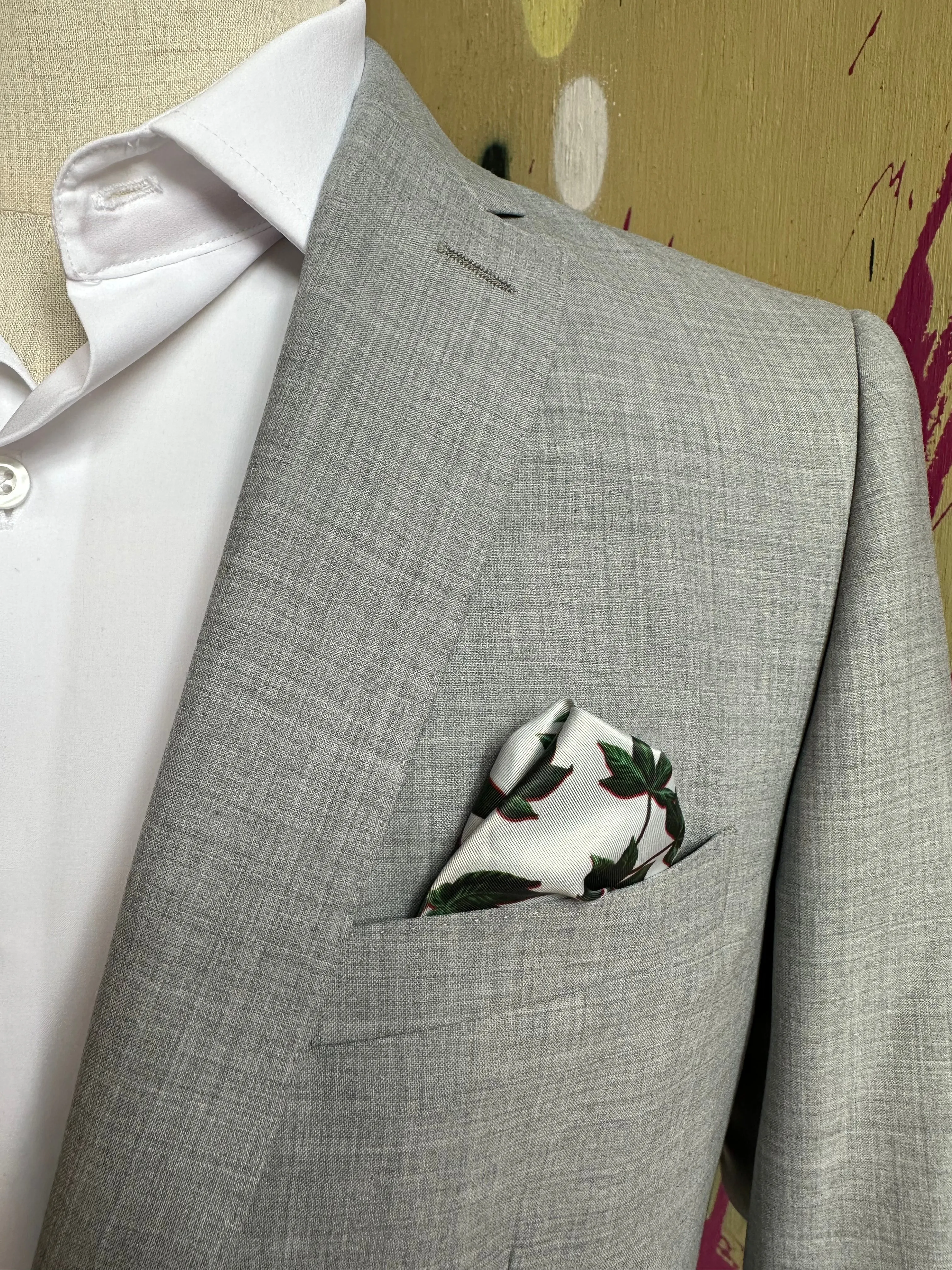 Light Gray Stretch Premium Suit