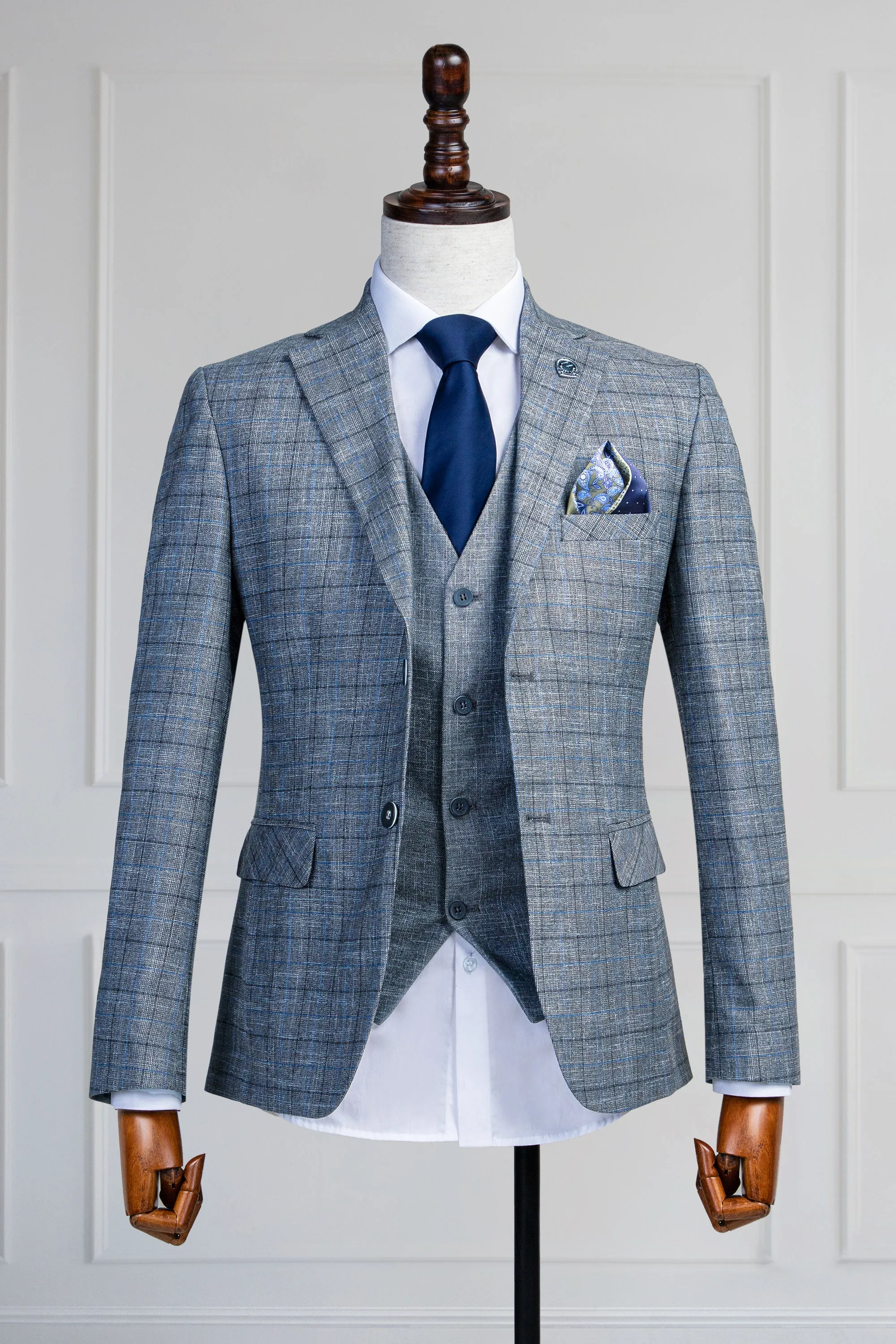 Light Grey Three Piece Suit