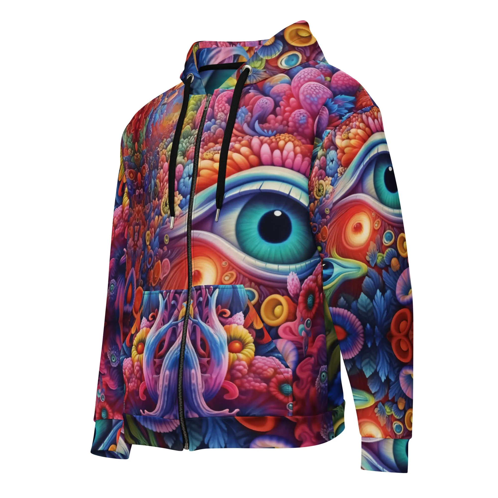 Limited Edition Trippy Unisex zip hoodie