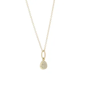 Lisa Ziff <br> Petal Pave Pendant Necklace