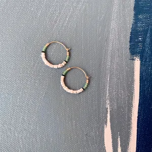 Little Colorloop Earrings in Shell