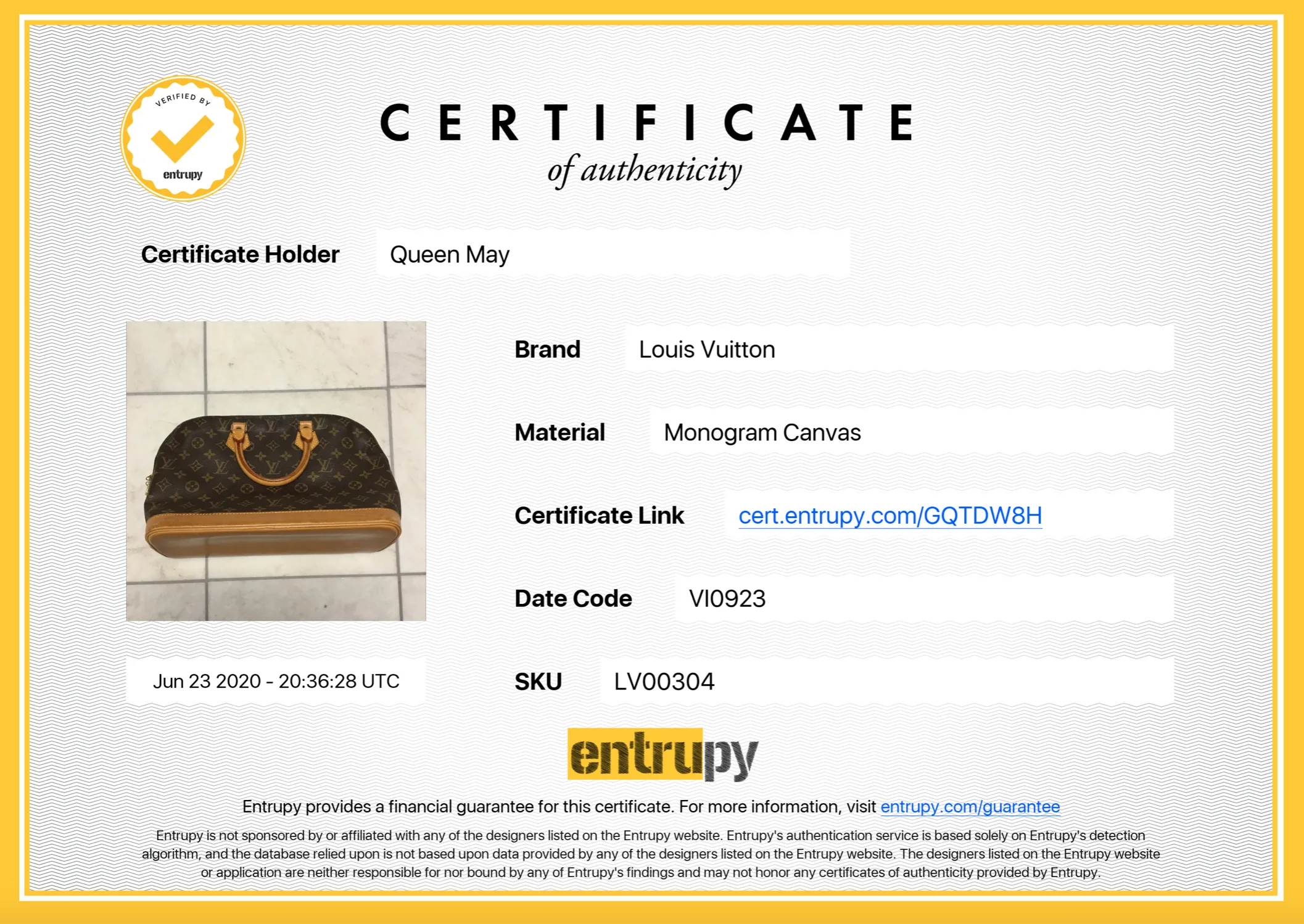 Louis Vuitton Monogram Alma PM