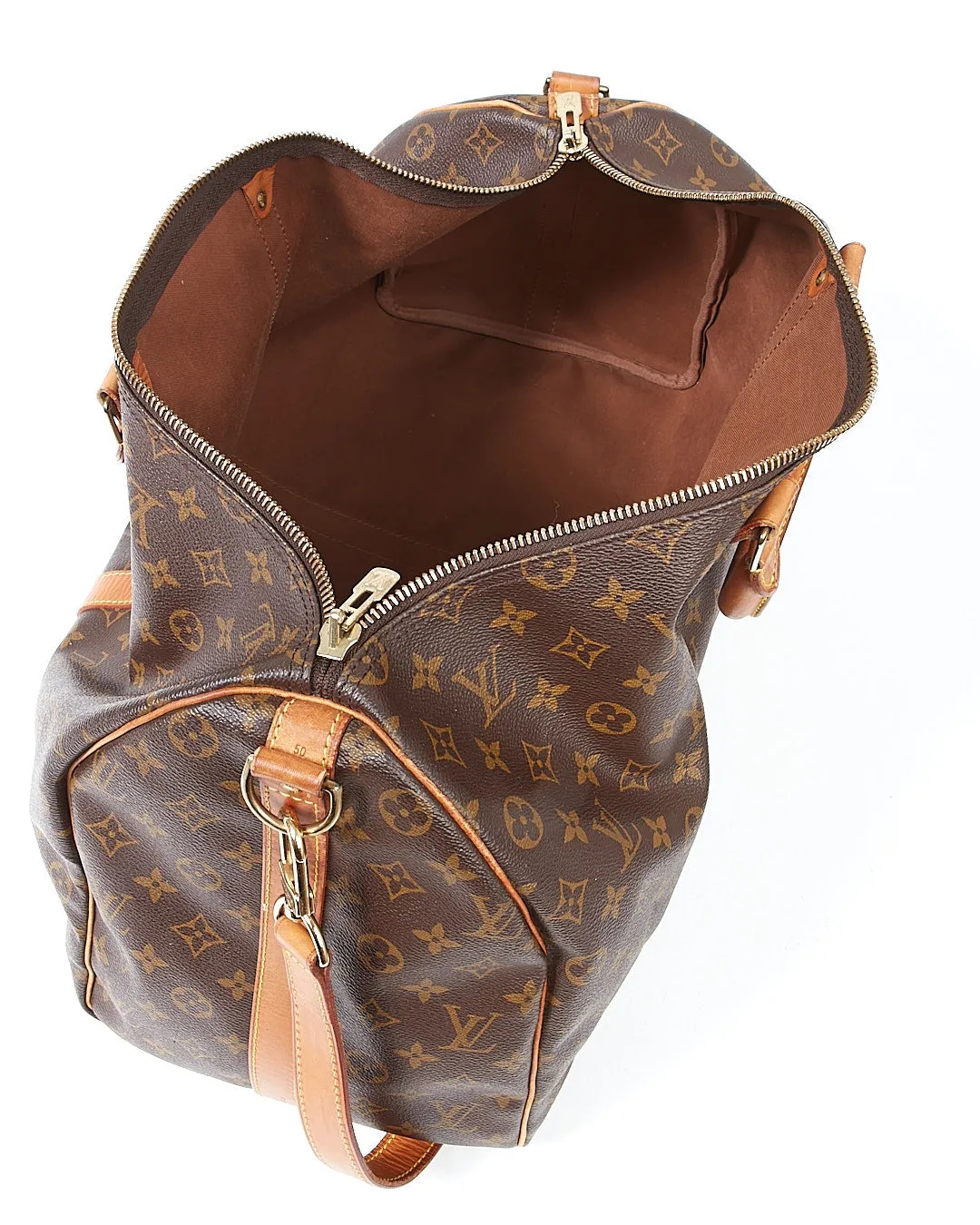 Louis Vuitton Monogram Canvas Keepall 50 Bandoulière Travel Bag