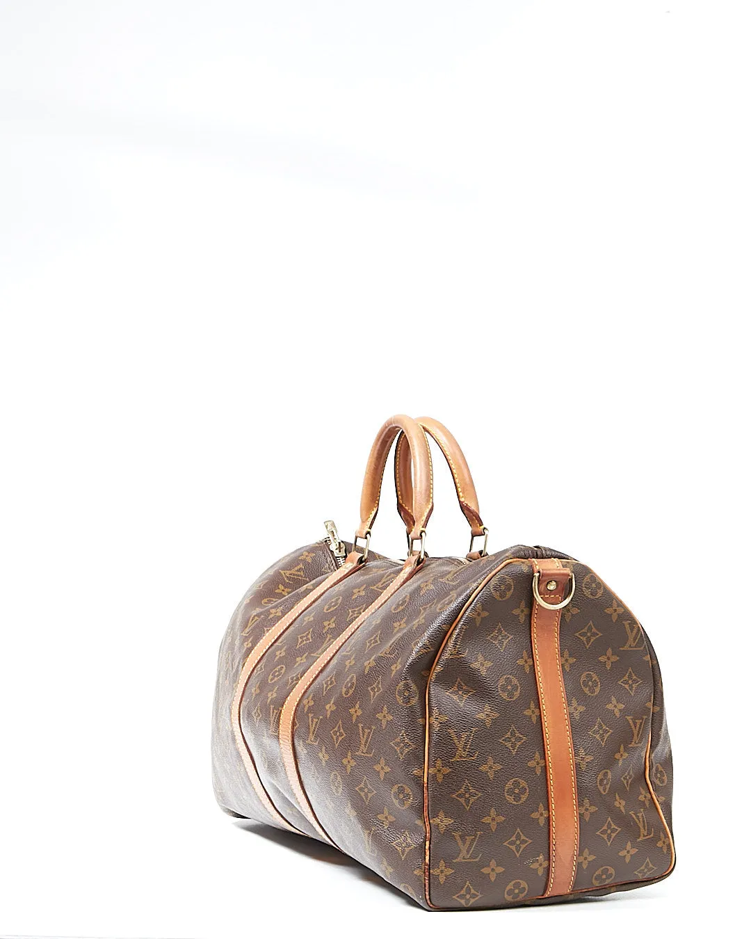 Louis Vuitton Monogram Canvas Keepall 50 Bandoulière Travel Bag