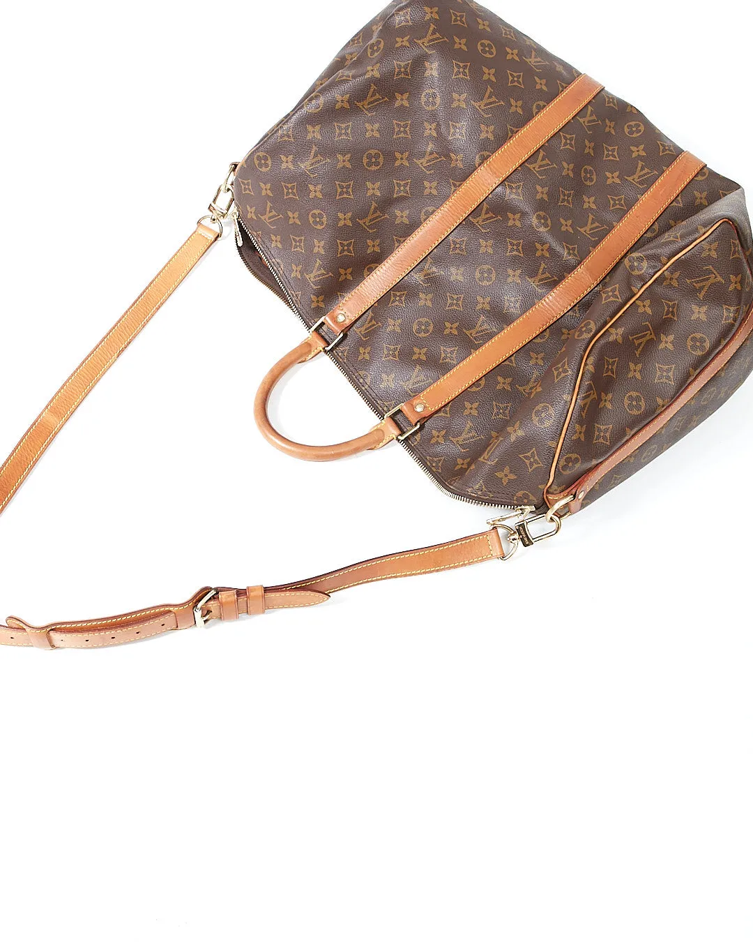 Louis Vuitton Monogram Canvas Keepall 50 Bandoulière Travel Bag