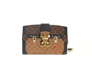 Louis Vuitton Reverse Monogram Trunk Clutch