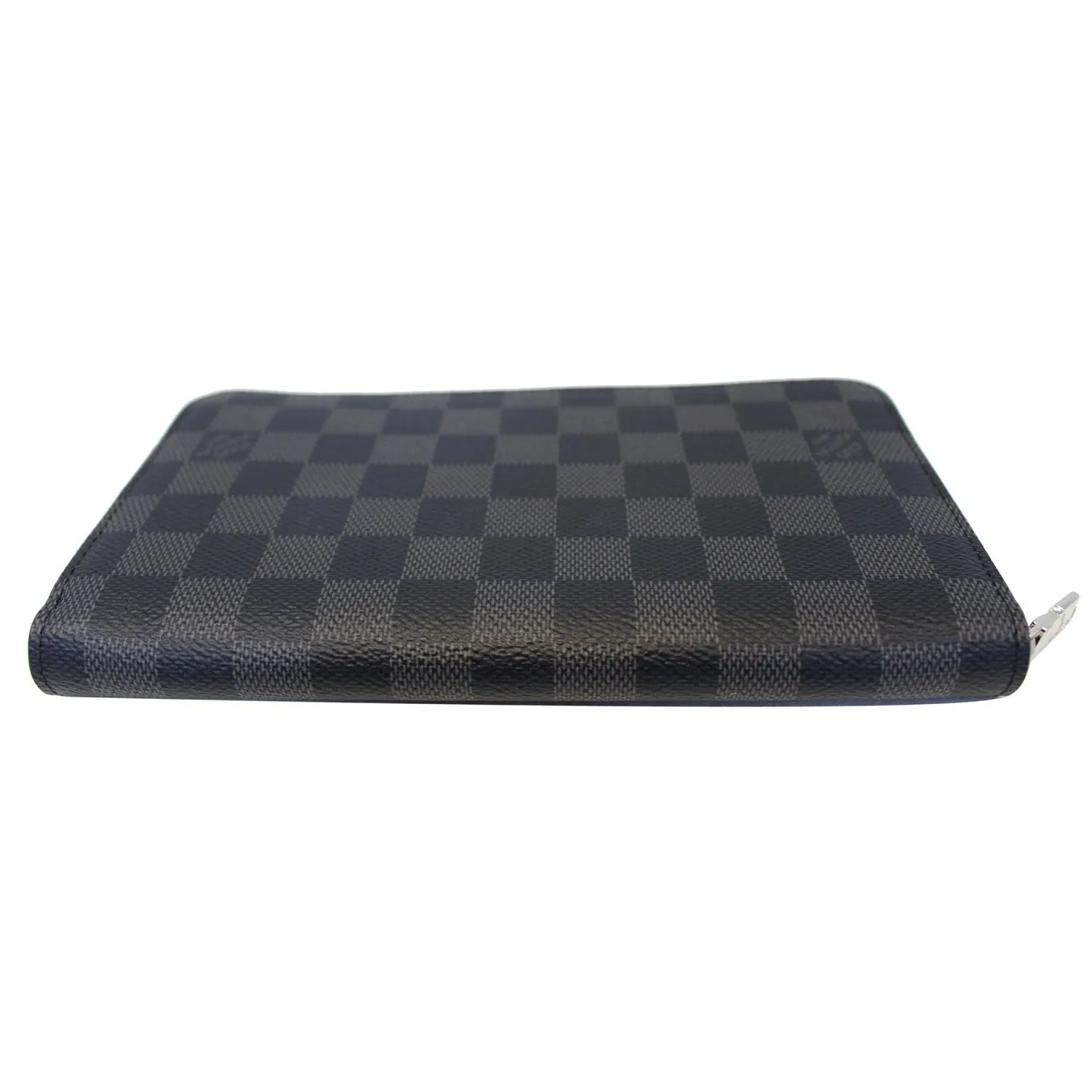 LOUIS VUITTON Zippy Organizer Damier Graphite Wallet Black