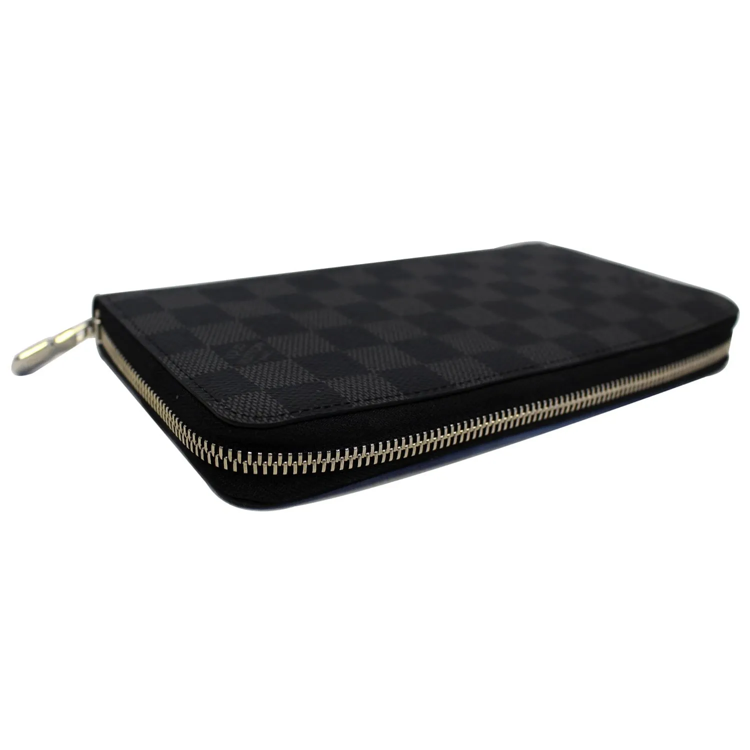 LOUIS VUITTON Zippy Organizer Damier Graphite Wallet Black