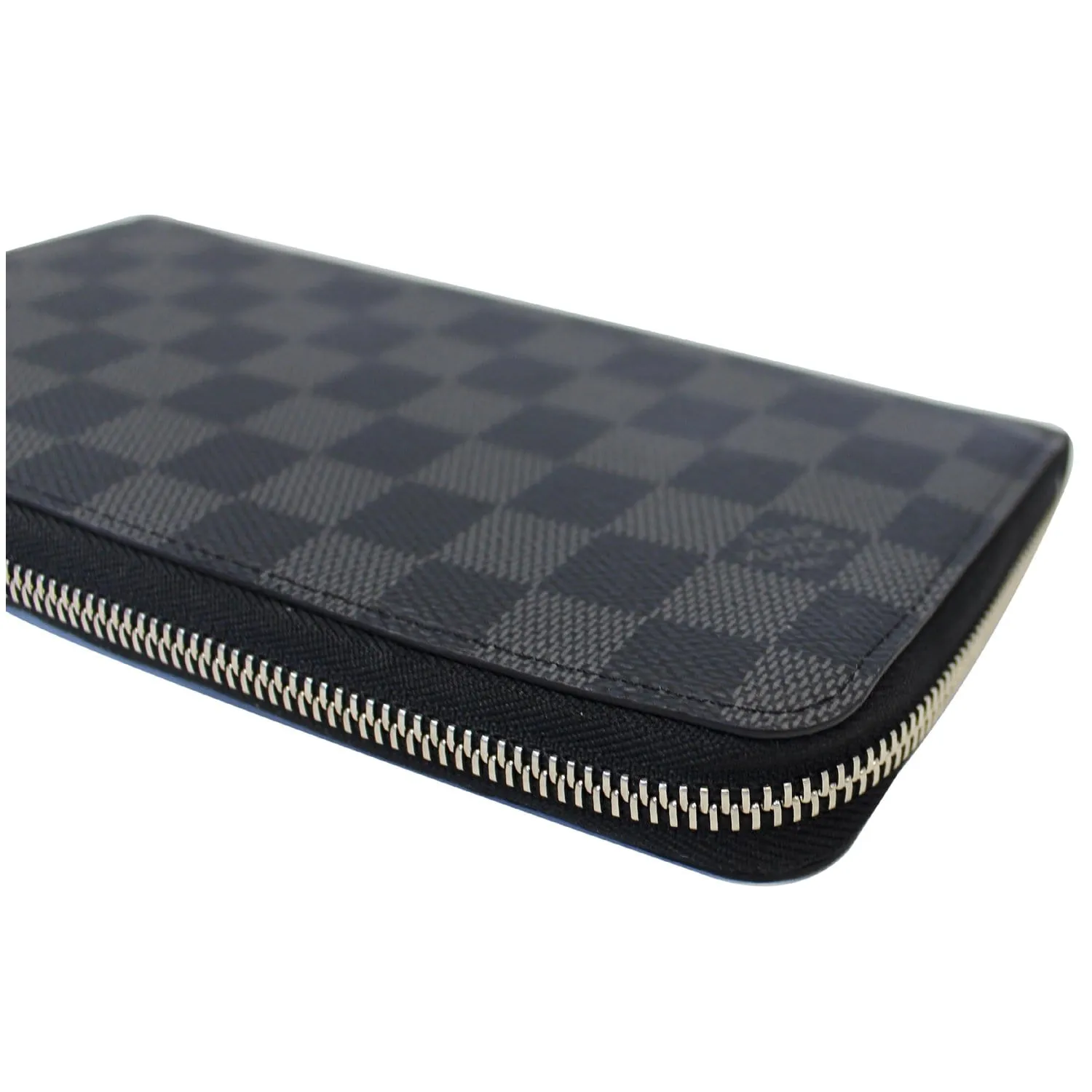 LOUIS VUITTON Zippy Organizer Damier Graphite Wallet Black