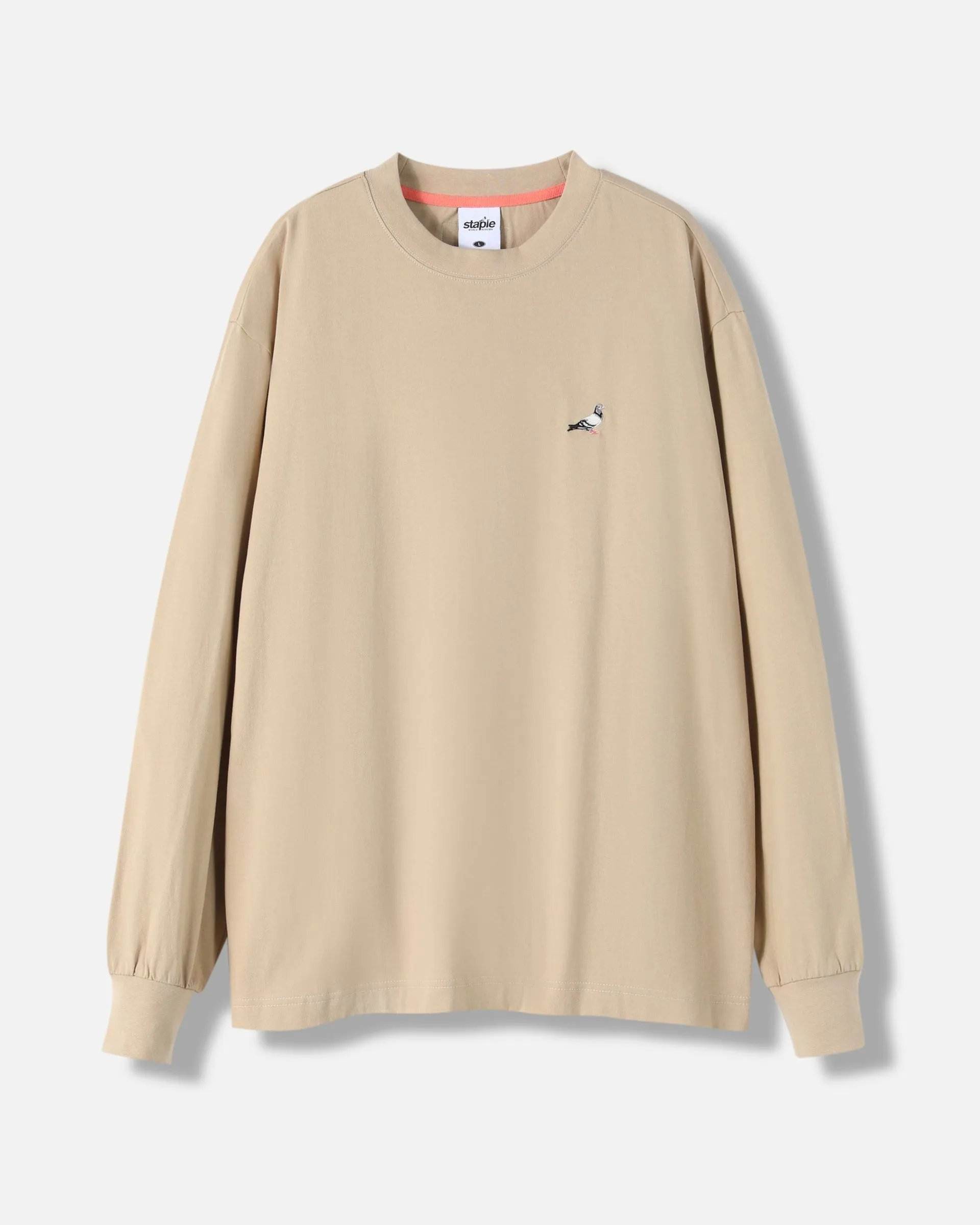 L/S Emb Pigeon Tee