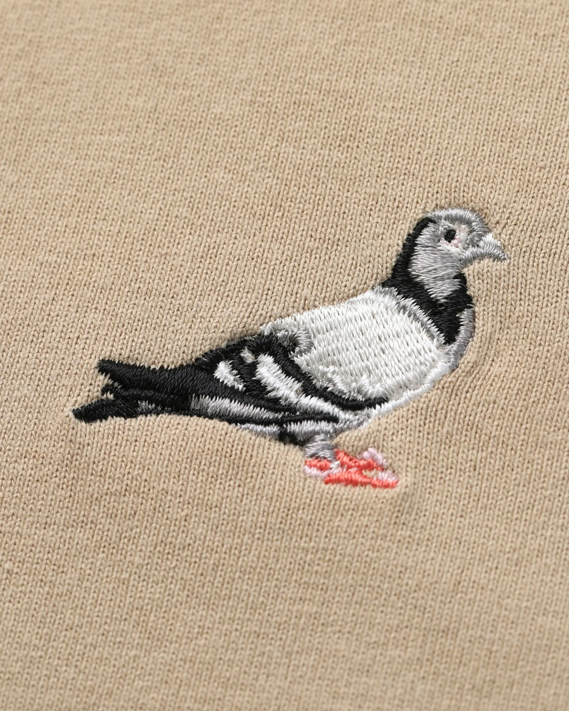 L/S Emb Pigeon Tee