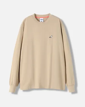 L/S Emb Pigeon Tee