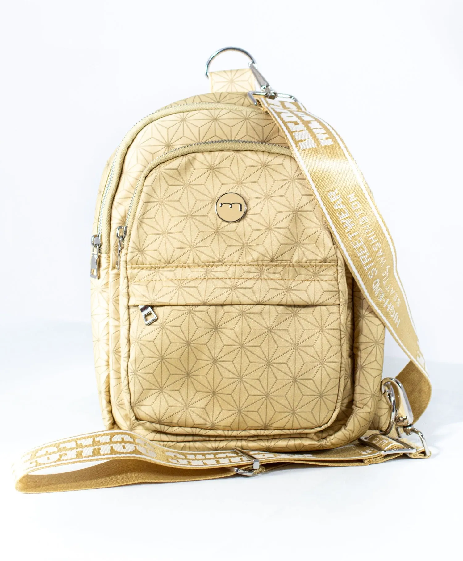 Main Crossbody Shoulder Belt Bag - Gold
