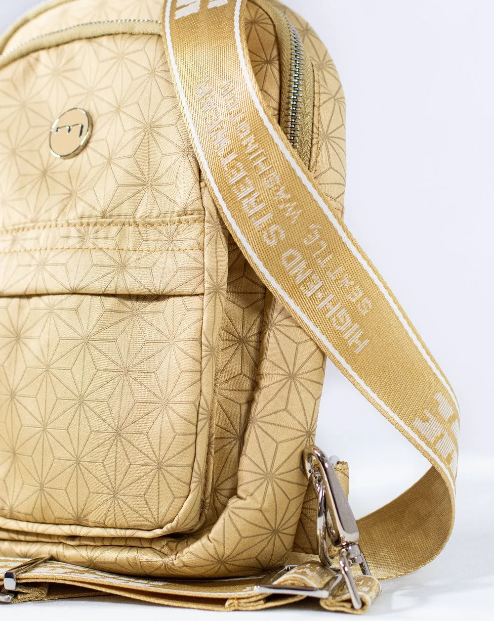 Main Crossbody Shoulder Belt Bag - Gold