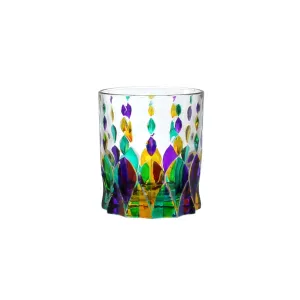 Mardi Gras Marylin Diamond Whiskey/Double Old Fashioned Bicchiere Acqua