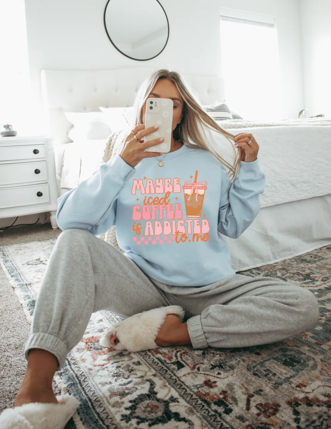 Maybe Iced Coffee Is Addicted To Me  // CHOOSE YOUR GARMENT STYLE