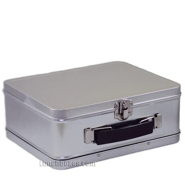 Medium Plain Metal Lunch Boxes - Case of 36