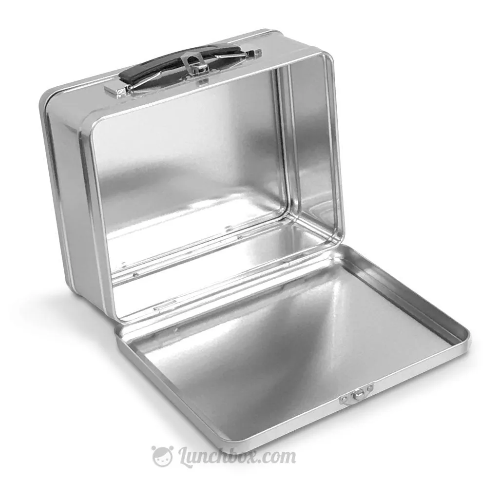 Medium Plain Metal Lunch Boxes - Case of 36
