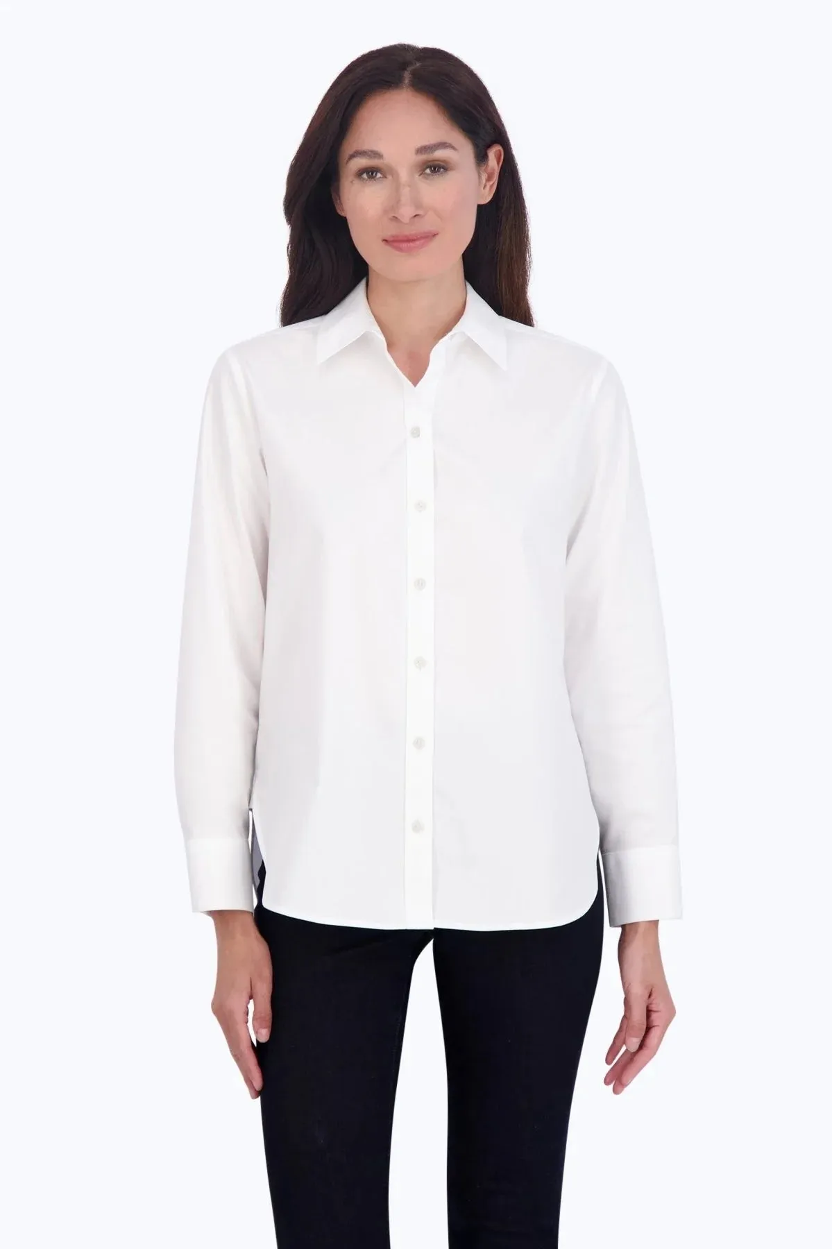 Meghan Pinpoint No Iron Shirt