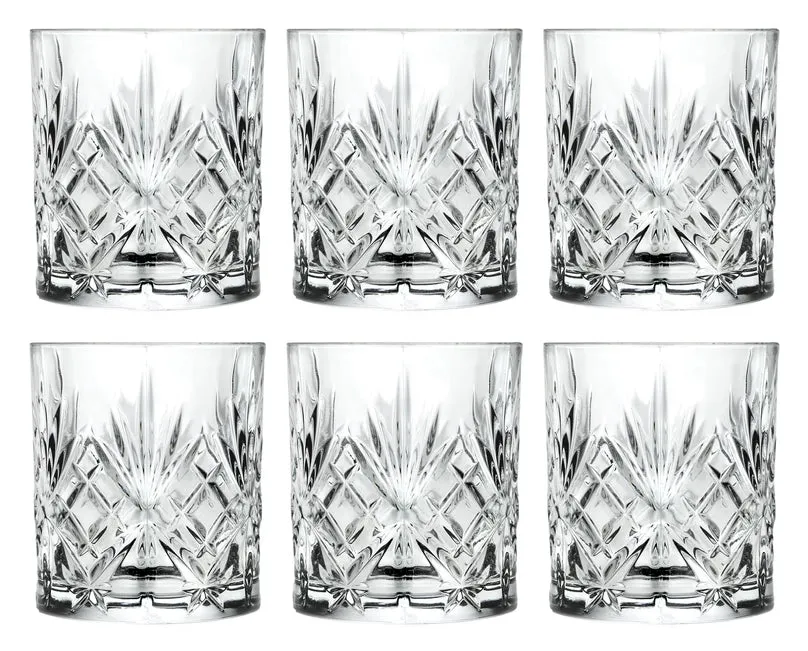 Melodia Double Old Fashion, 10.5 oz. Set of 6