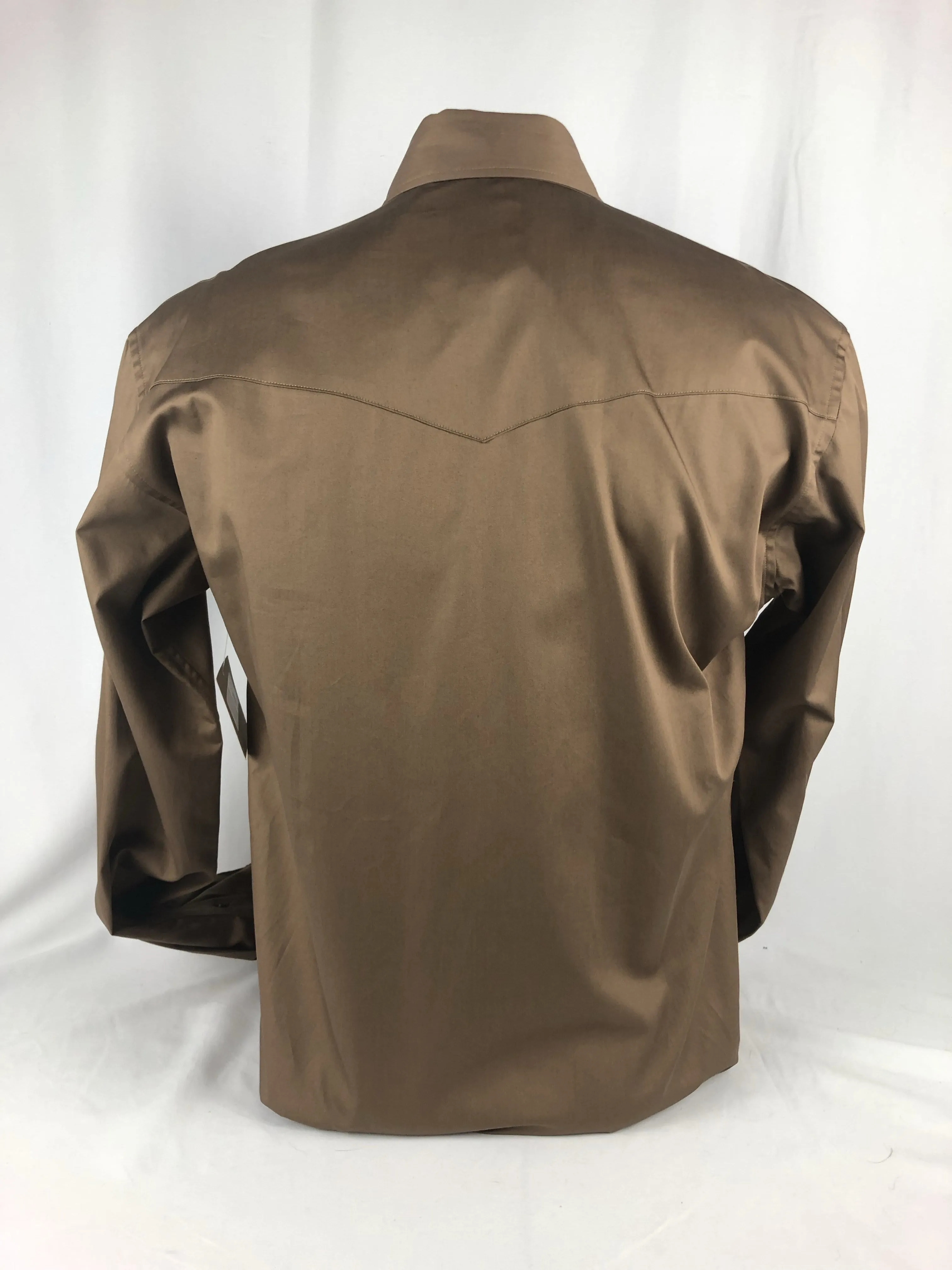 Men's CR Western Pro Bronze Cotton Sateen- FINAL SALE