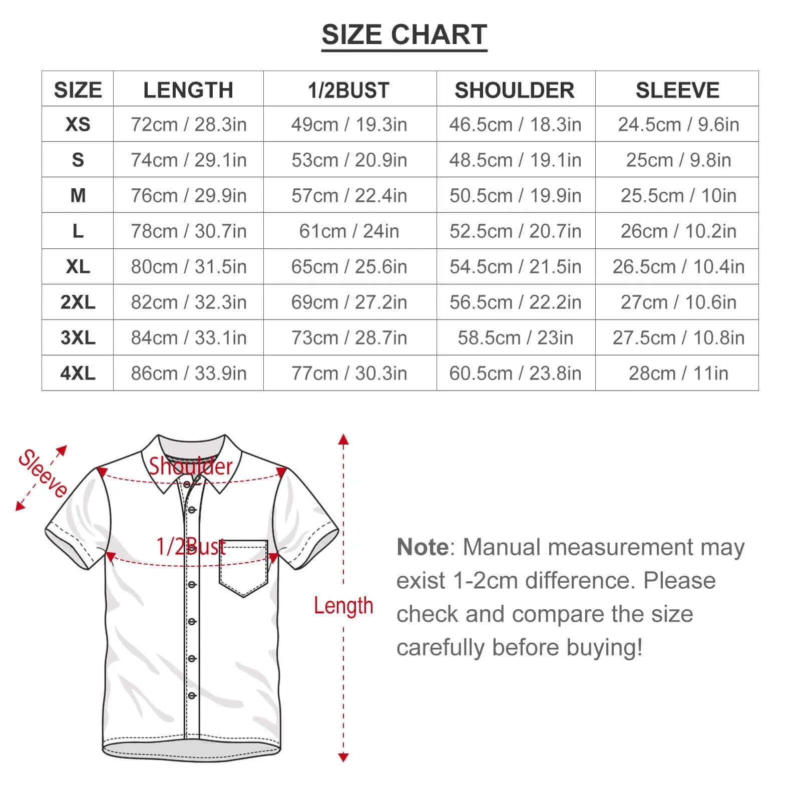Men's TIKI ART Casual Short Sleeve Shirt 2403000713