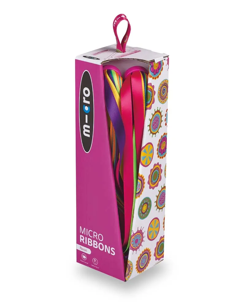 Micro Scooter Ribbons - Pink Neon