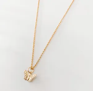 Mini butterfly necklace