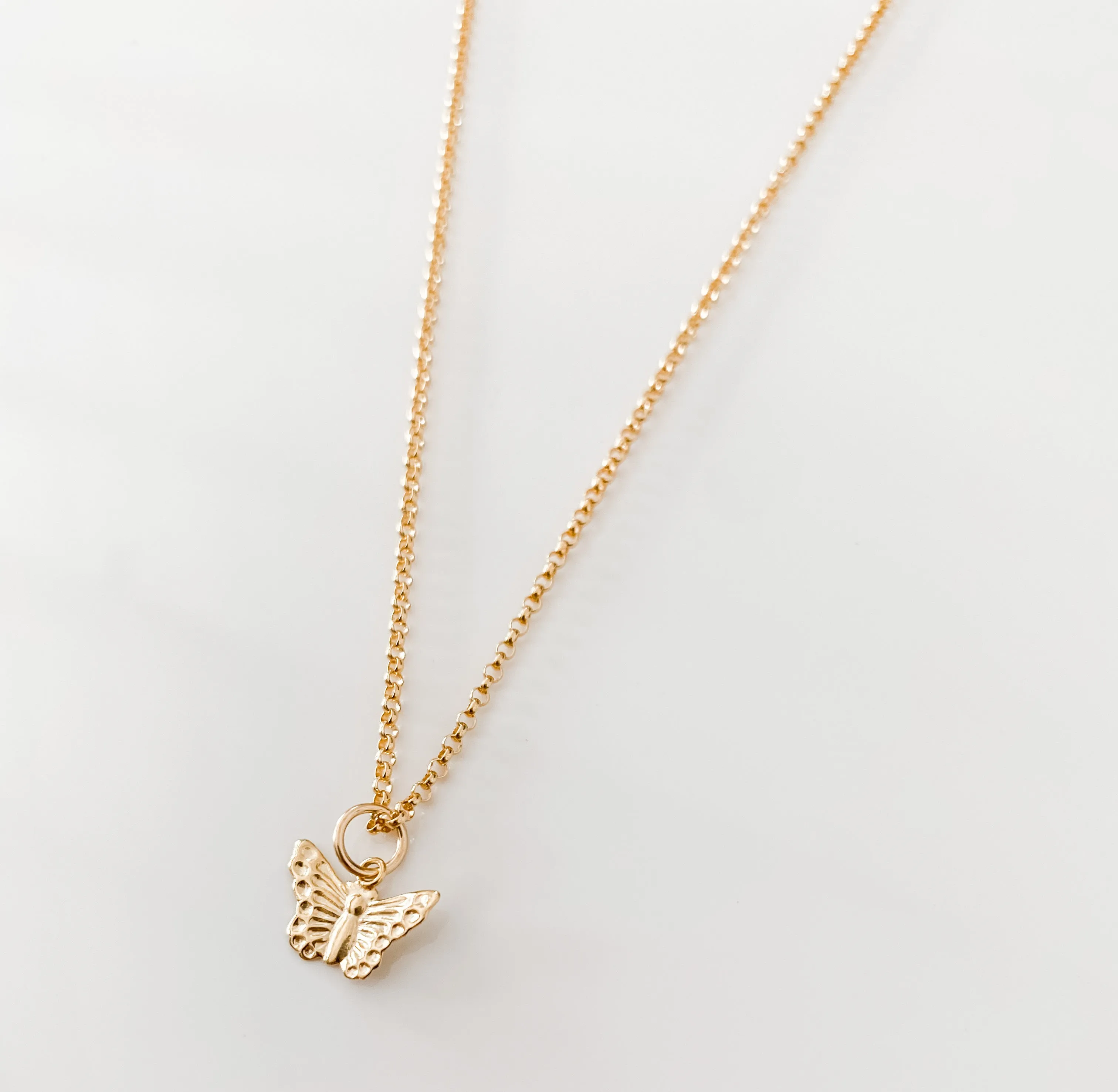 Mini butterfly necklace